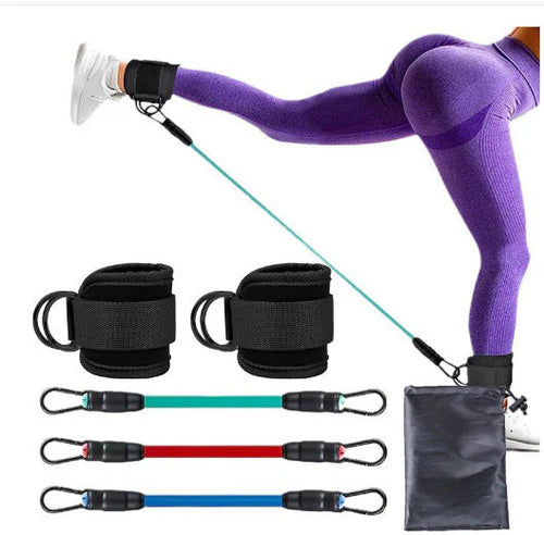 2026NEW🔥50%off-Ankle Fitness Belt(3pcs:10, 20, 30LB Each with One Pair of Ankle Strap)