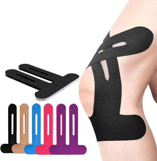 🔥Pre-Cut Knee Kinesiology Tape | Comfortable Support for Sports & Daily Movement