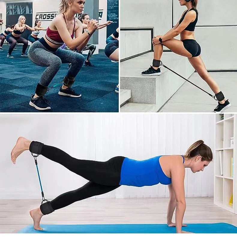 2026NEW🔥50%off-Ankle Fitness Belt(3pcs:10, 20, 30LB Each with One Pair of Ankle Strap)
