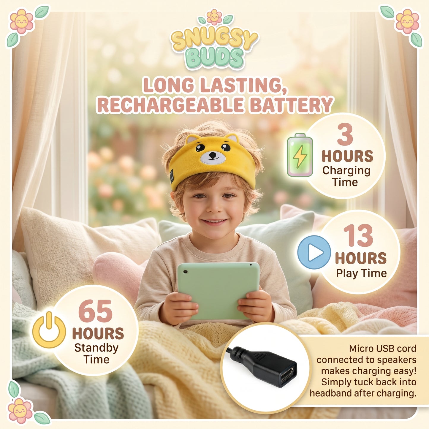 Soothing Sleep Music Headband for Children 😴