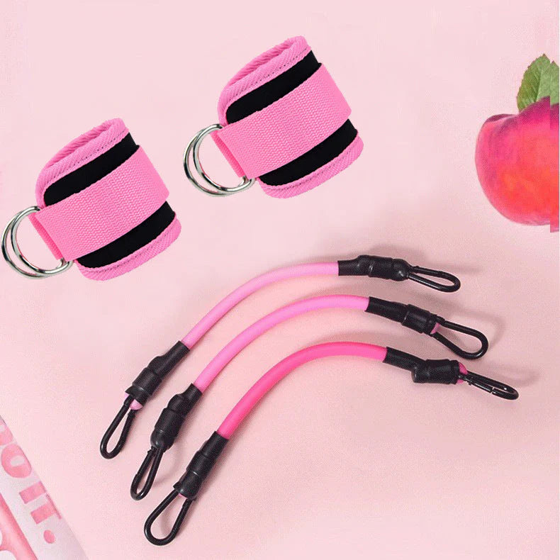 2026NEW🔥50%off-Ankle Fitness Belt(3pcs:10, 20, 30LB Each with One Pair of Ankle Strap)
