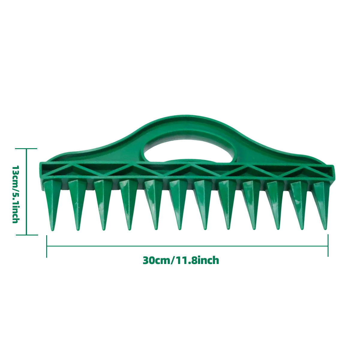🌱 2-Pack Garden Seed Spacing Tool – Multi-Row Soil Dibbler & Furrow Maker