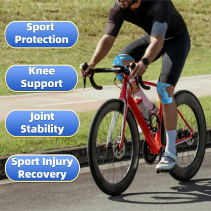 🔥Pre-Cut Knee Kinesiology Tape | Comfortable Support for Sports & Daily Movement