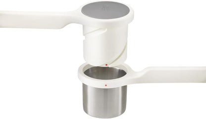 Multifunctional Rotary Potato Ricer & Masher (Detachable) – Suitable for Sweet Potatoes, Baby Food, and Garlic Pressing