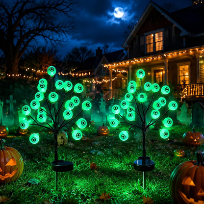 Solar Pumpkin Stake Pathway Lights