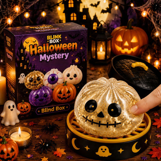🎃Halloween Ghost Squishy Stress Relief Toy – Soft Squeeze Sensory Mochi Toy